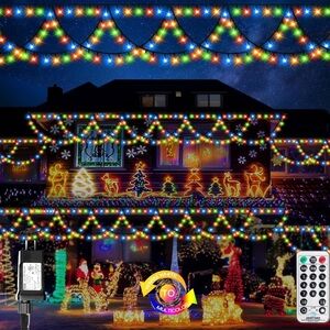 Multicolor Holiday String Lights with Remote | 40ft